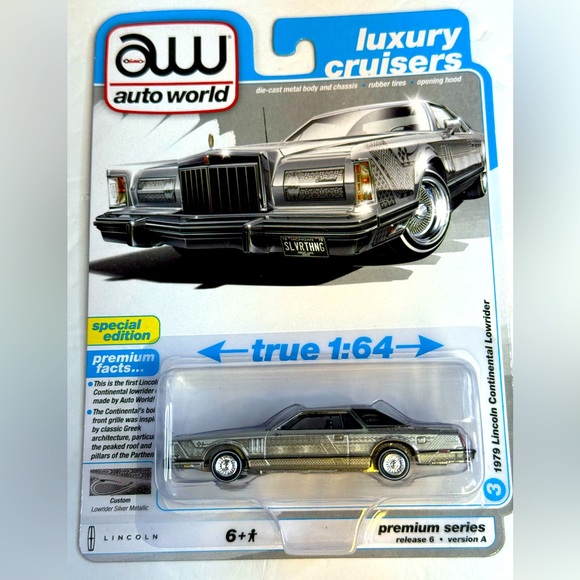 Auto World Luxury Cruisers 1979 LINCOLN CONTINENTAL LOWRIDER - Picture 1 of 12